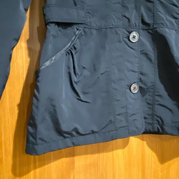 Eddie Bauer Black Nylon Fitted Travex Weatherproof Jacket XS - Picture 4 of 10